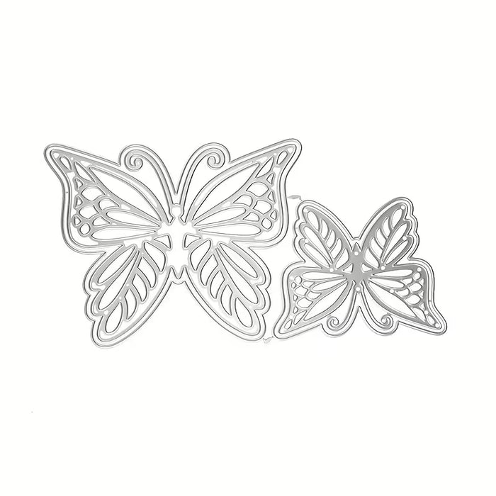 Juego de Moldes Tridimensionales para Mariposas con Diseño Hueco