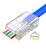 5pcs Conectores de Red Modulares de Pasaje, con Extremo de Crimpado para Cable - Quierox - Tienda Online