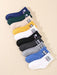 5pcs de calcetines deportivos para niños, con estampado de dibujos animados. - Quierox - Tienda Online