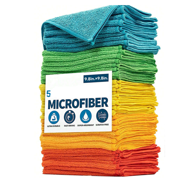 5pcs de paños de esponja absorbentes, suaves y de secado rápido - Quierox - Tienda Online