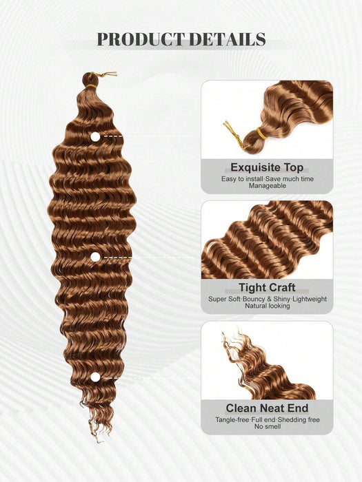5pcs extensiones de cabello sintético largo, con ondas naturales, para mujer. - Quierox - Tienda Online