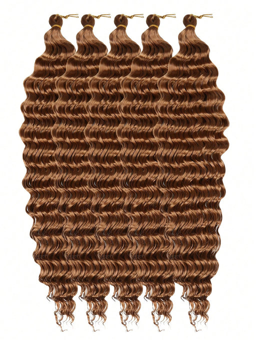 5pcs extensiones de cabello sintético largo, con ondas naturales, para mujer. - Quierox - Tienda Online