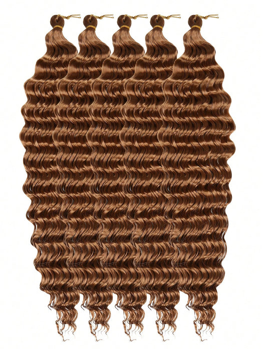 5pcs extensiones de cabello sintético largo, con ondas naturales, para mujer. - Quierox - Tienda Online