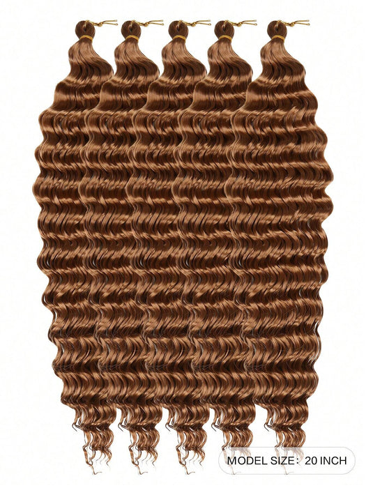 5pcs extensiones de cabello sintético largo, con ondas naturales, para mujer. - Quierox - Tienda Online