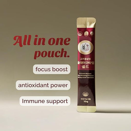6 años de oro de tiro de ginseng rojo coreano - 15 mg de ginsenósidos - Quierox - Tienda Online