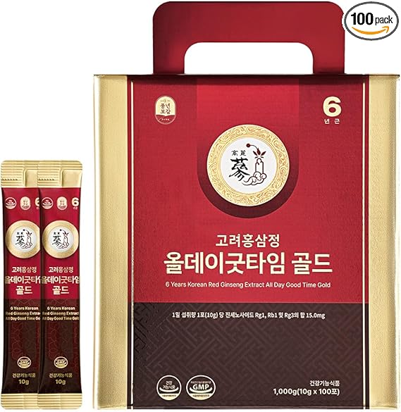 6 años de oro de tiro de ginseng rojo coreano - 15 mg de ginsenósidos - Quierox - Tienda Online