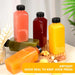 6 botellas de plástico con tapa, transparentes, vacías y reutilizables. - Quierox - Tienda Online