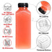 6 botellas de plástico con tapa, transparentes, vacías y reutilizables. - Quierox - Tienda Online