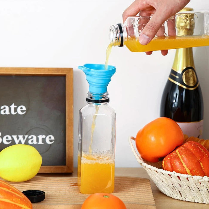 6 botellas de plástico con tapa, transparentes, vacías y reutilizables. - Quierox - Tienda Online