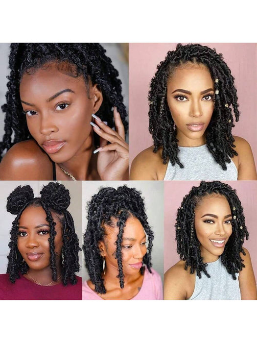6 paquetes de extensiones de cabello afro trenzado, preestirado y esponjoso, para trenzas - Quierox - Tienda Online