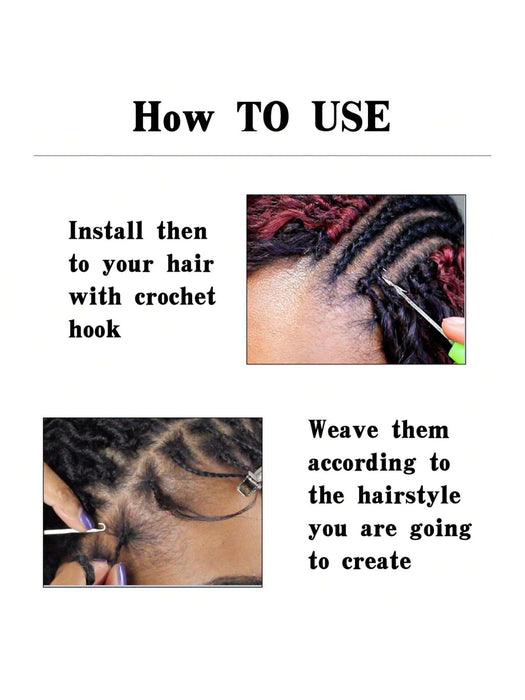 6 paquetes de extensiones de cabello afro trenzado, preestirado y esponjoso, para trenzas - Quierox - Tienda Online