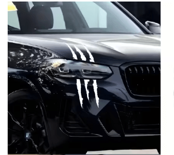 6 piezas de calcomanías univer clásicas personalizadas para coche, marcas de garra - Quierox - Tienda Online