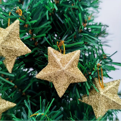 6 piezas de colgantes estrella dorada en polvo, colgantes pequeños - Quierox - Tienda Online