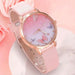 6 piezas/set Reloj de cuarzo para mujer con diseño de mariposa - Quierox - Tienda Online
