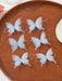 6 pinzas para el cabello de mariposa con encaje, cristal y perlas de imitación - Quierox - Tienda Online