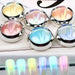 6 polvos de uñas Auroras, efecto espejo metálico, pigmento holográfico camaleón para uñas artísticas - Quierox - Tienda Online
