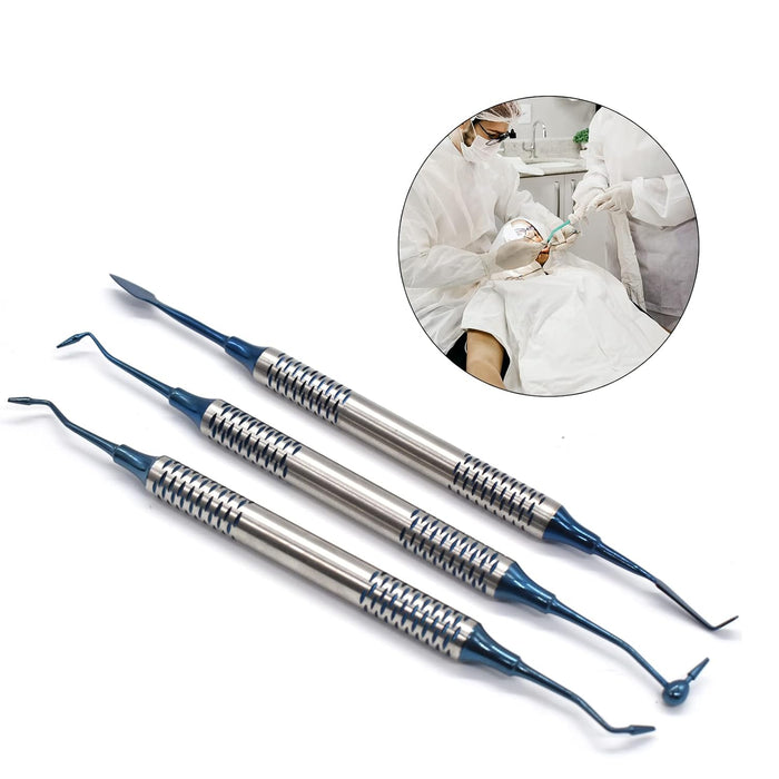 6 unids/kit de raspador de resina compuesto dental, espátula de llenado dental antiadherente - Quierox - Tienda Online