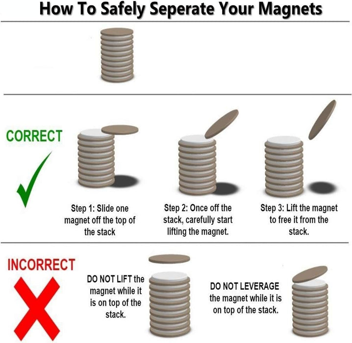 60 imanes pequeños, redondos para refrigerador - Quierox - Tienda Online