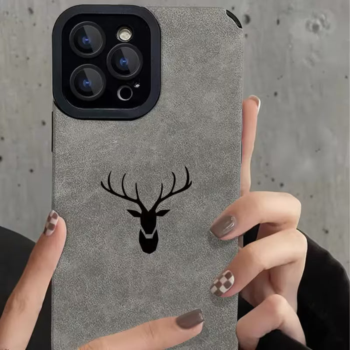 Funda para teléfono: con diseño de cabeza de ciervo compatible con iPhone 11 Pro Max