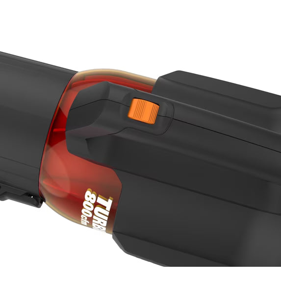 Soplador de hojas eléctrico Worx WG521 de 12 amperios con turbina y 800 CFM