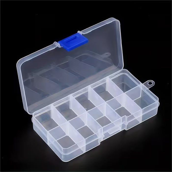 Estilo Bohemio 1pc Caja de Almacenamiento de Cuentas de 10 Compartimentos