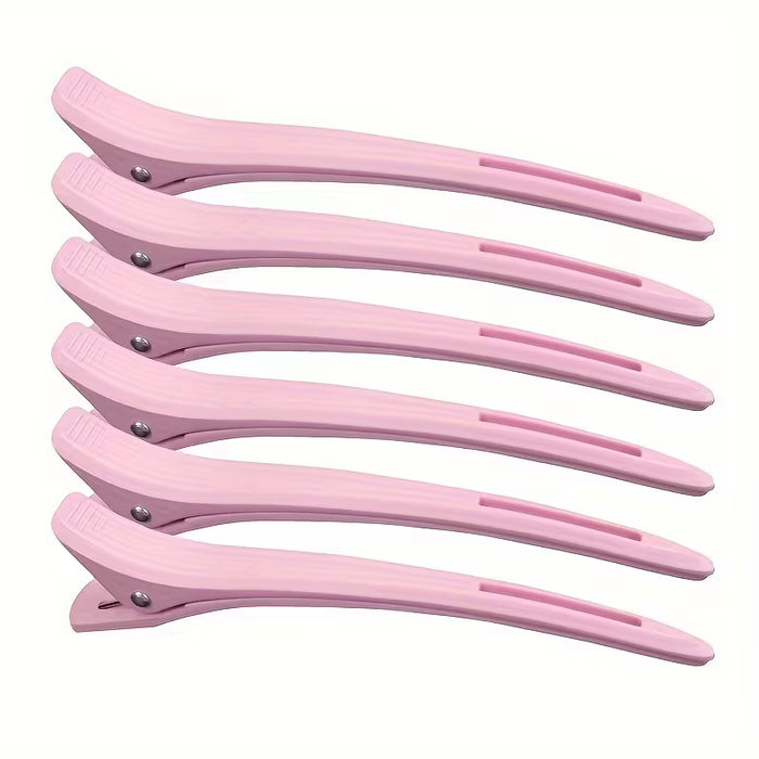 6 Pinzas Profesionales para el Cabello para Estilizar y Dividir