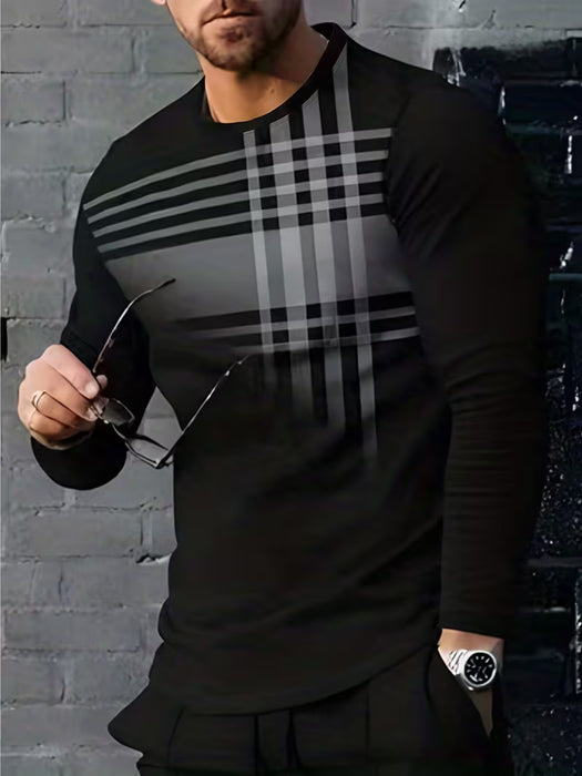 Camiseta de manga larga con estampado 3D: Impacto visual tridimensional para niños