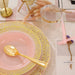 60pcs de tazones de plástico rosa dorado, borde de encaje dorado - Quierox - Tienda Online