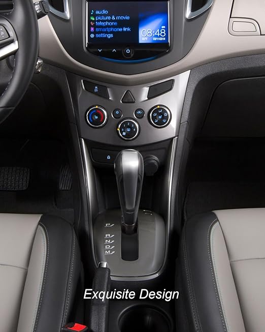 Pomo de palanca de cambios de transmisión automática ULZOZN compatible con Chevrolet Trax 2013-2017 y Sonic 2012-2017
