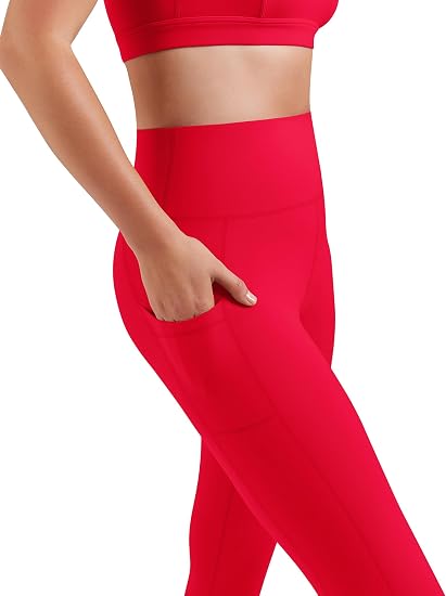 CHARMKING Leggings de cintura alta para mujer, control de abdomen suave