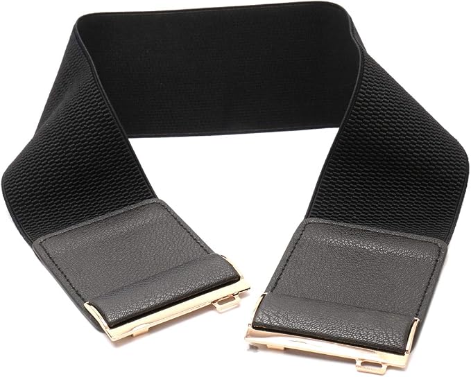 Cinturón elástico elástico para mujer de 3 pulgadas de ancho