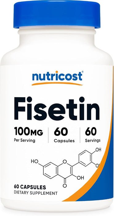 Nutricost Fisetin Cápsulas 100mg, 60 Cápsulas, Antioxidante Natural