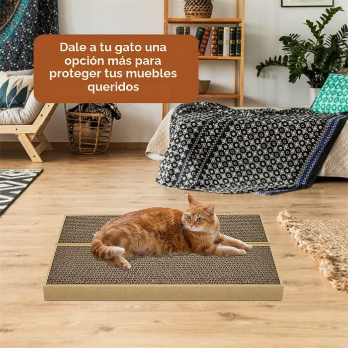 HappyFreeSX 2 Piezas de Almohadillas Rascadoras para Gatos con Empalme