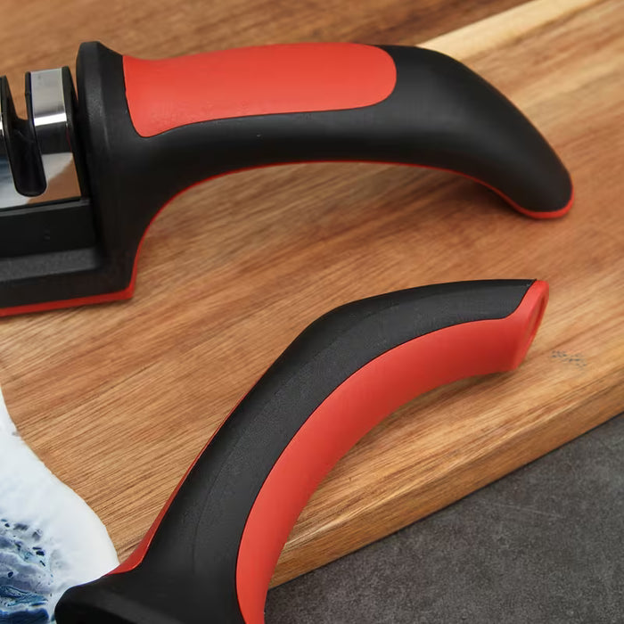 Afilador de Cuchillos Portátil para Exteriores con Afilado de Cerámica - Afilador Manual