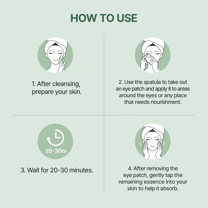 Mixsoon parches de hidrogel de colágeno para ojos, mascarilla hidratante en gel (30 pares)