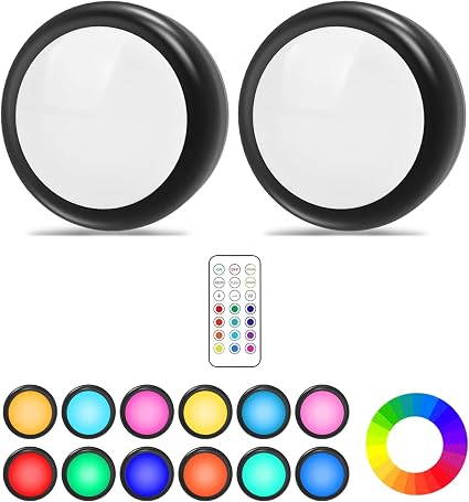 Luces LED RGB inalámbricas para debajo de gabinetes