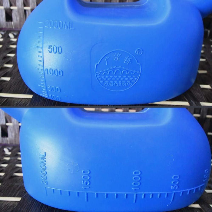 Orinal portátil para hombre de 2000 ml, recolector de orina para hospital
