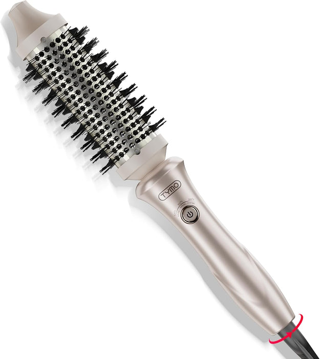 TYMO Cepillo Térmico Alisador y Rizador de Cabello 2 en 1 de 1.7 Pulgadas Voluminizador