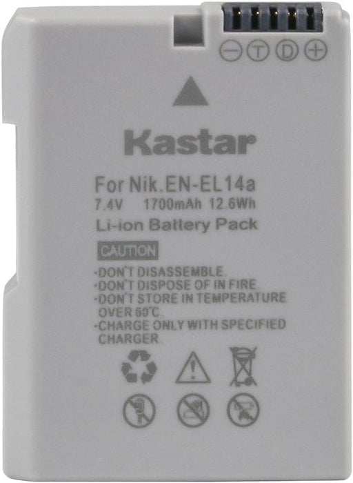 Kastar Batería (paquete de 2) para EN-EL14a