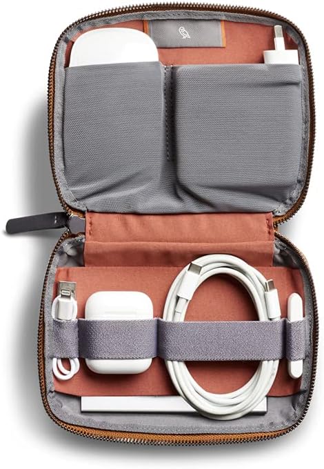 Bellroy Tech Kit Compact (organizador de accesorios de tecnología, bolsa con cremallera) - Bronce