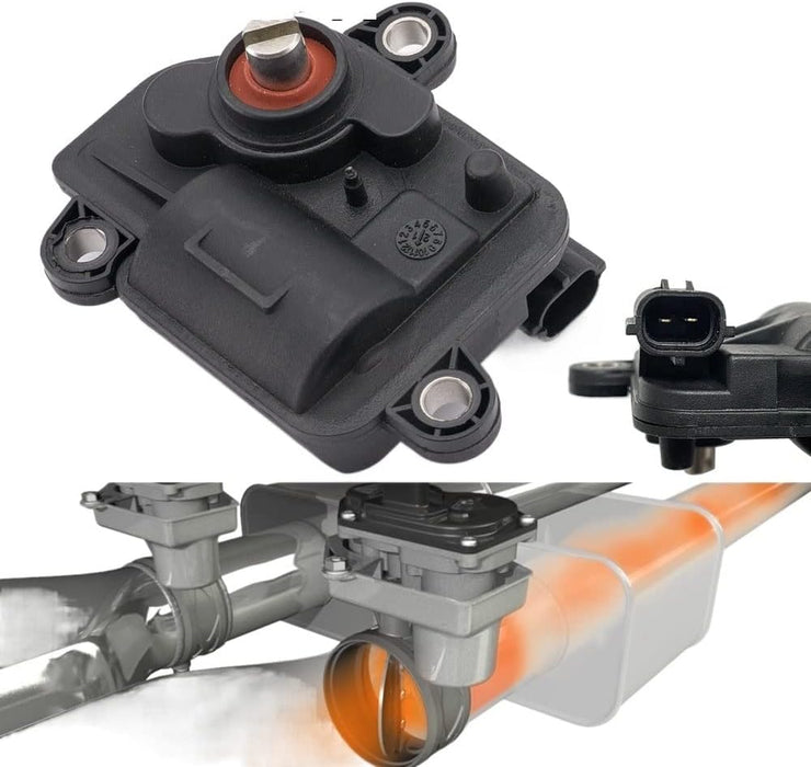 Motor actuador de solapa de escape para válvula de escape eléctrica