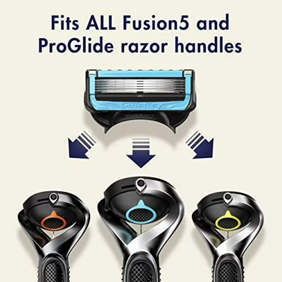 Recambios de cuchillas de afeitar Gillette Proglide Chill para hombre, paquete de 8