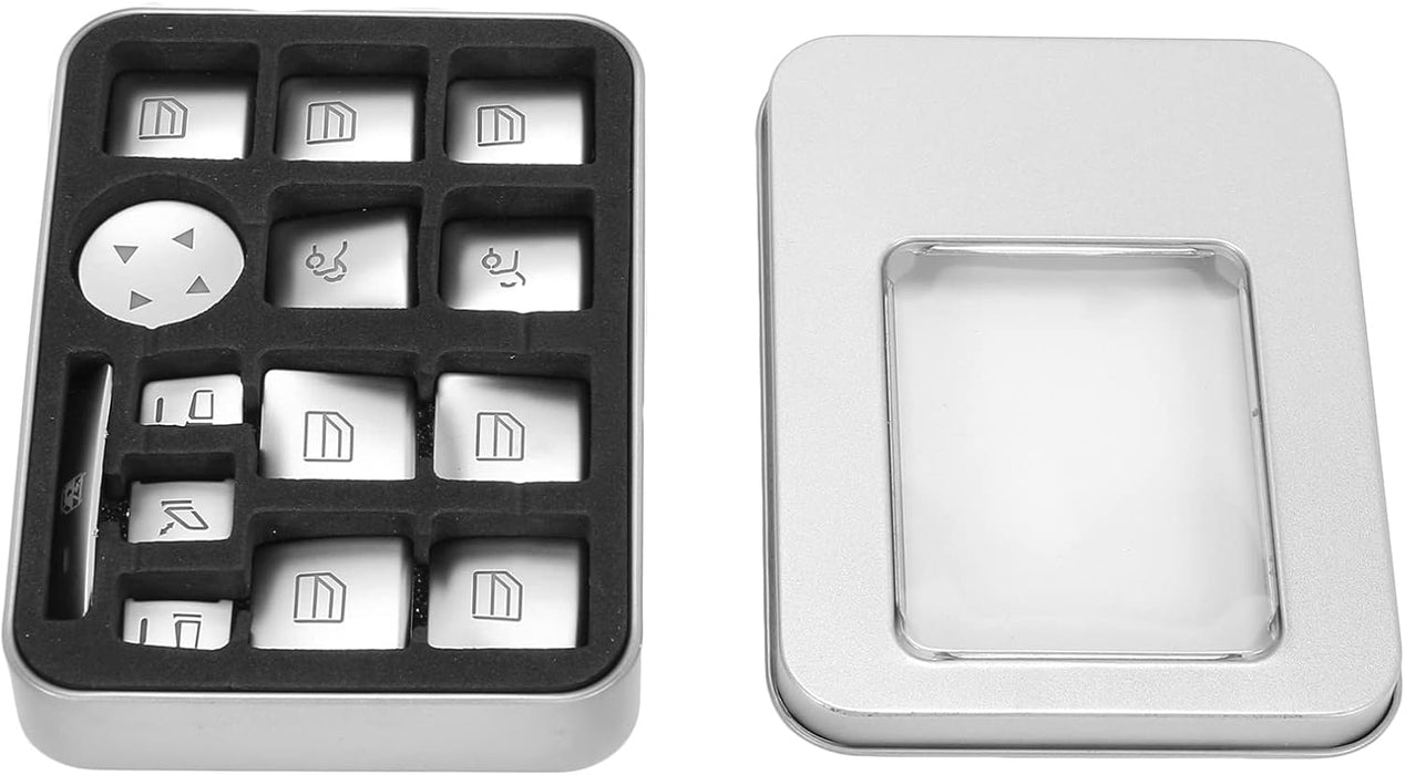 Pegatina para botón de elevación de ventana de coche Josenidny para clase BCE Gla Cla ML