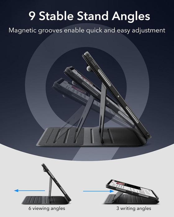 ESR Funda magnética extraíble con carga para iPad Pro 11 , con almacenamiento de lápiz