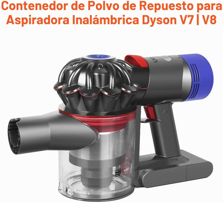 Recipiente de de repuesto para depósito de polvo para aspiradora Dyson, transparentes