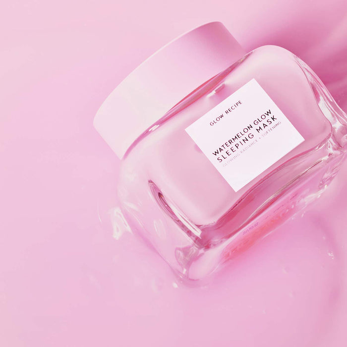 Watermelon Glow - Máscara hidratante y exfoliante para la noche