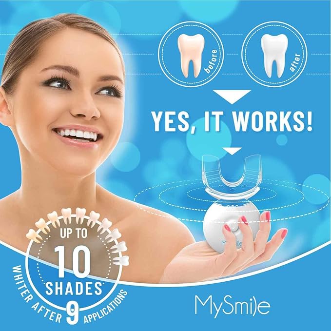 Kit de blanqueamiento de dientes MySmile con luz LED