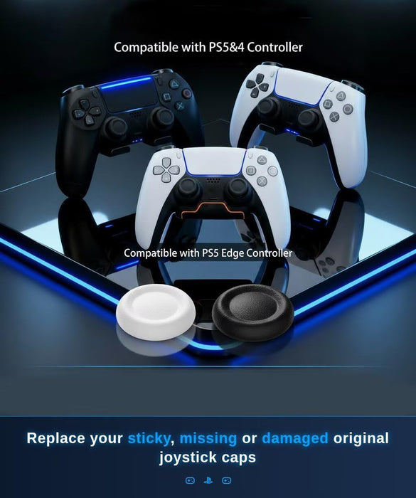 Ferkurn Reemplazo de tapas para agarre de pulgar compatibles con PS5/4