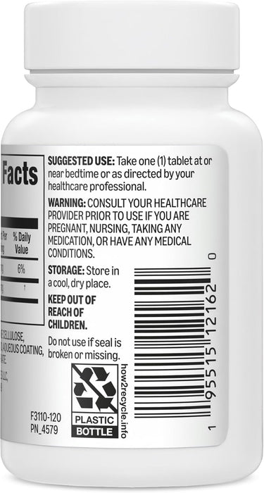 Amazon Basics Tabletas de melatonina extra fuertes, 10 mg, 120 unidades