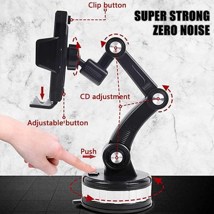 Soporte universal para teléfono celular, con ventosa, soporte universal para salpicadero